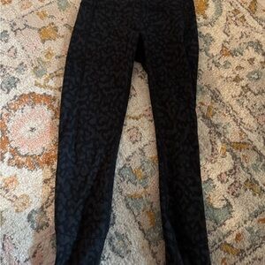 lululemon athletica Black Patterned Leggings